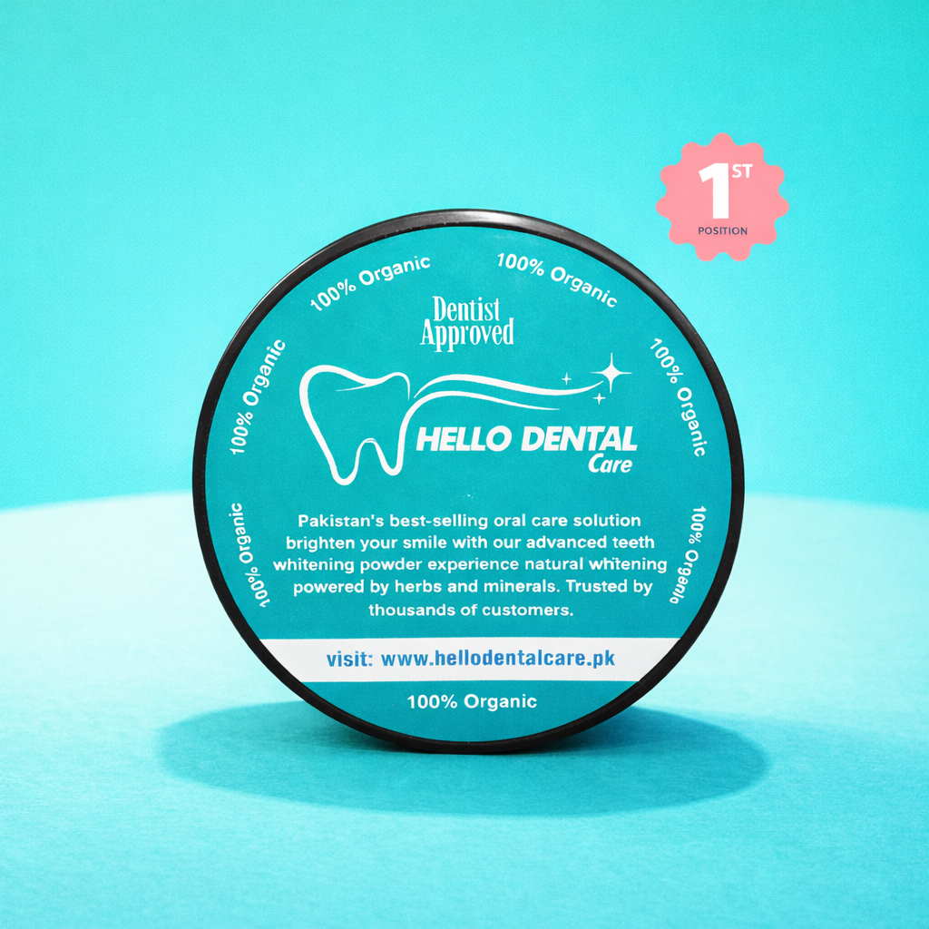 Hello Teeth Whitening Powder (UK Dentist Approved🏆)